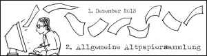 2. Allgemeine Altpapiersammlung