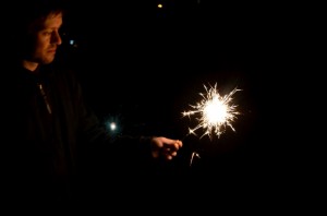 Wunderkerze zum Jubiläums-Post