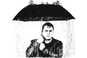Con Man | Zeichnung von Wulf Bengsch
