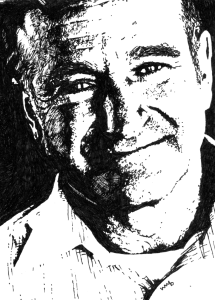 Robin Williams | Zeichnung von Wulf Bengsch