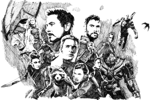 Avengers: Endgame | Zeichnung von Wulf Bengsch